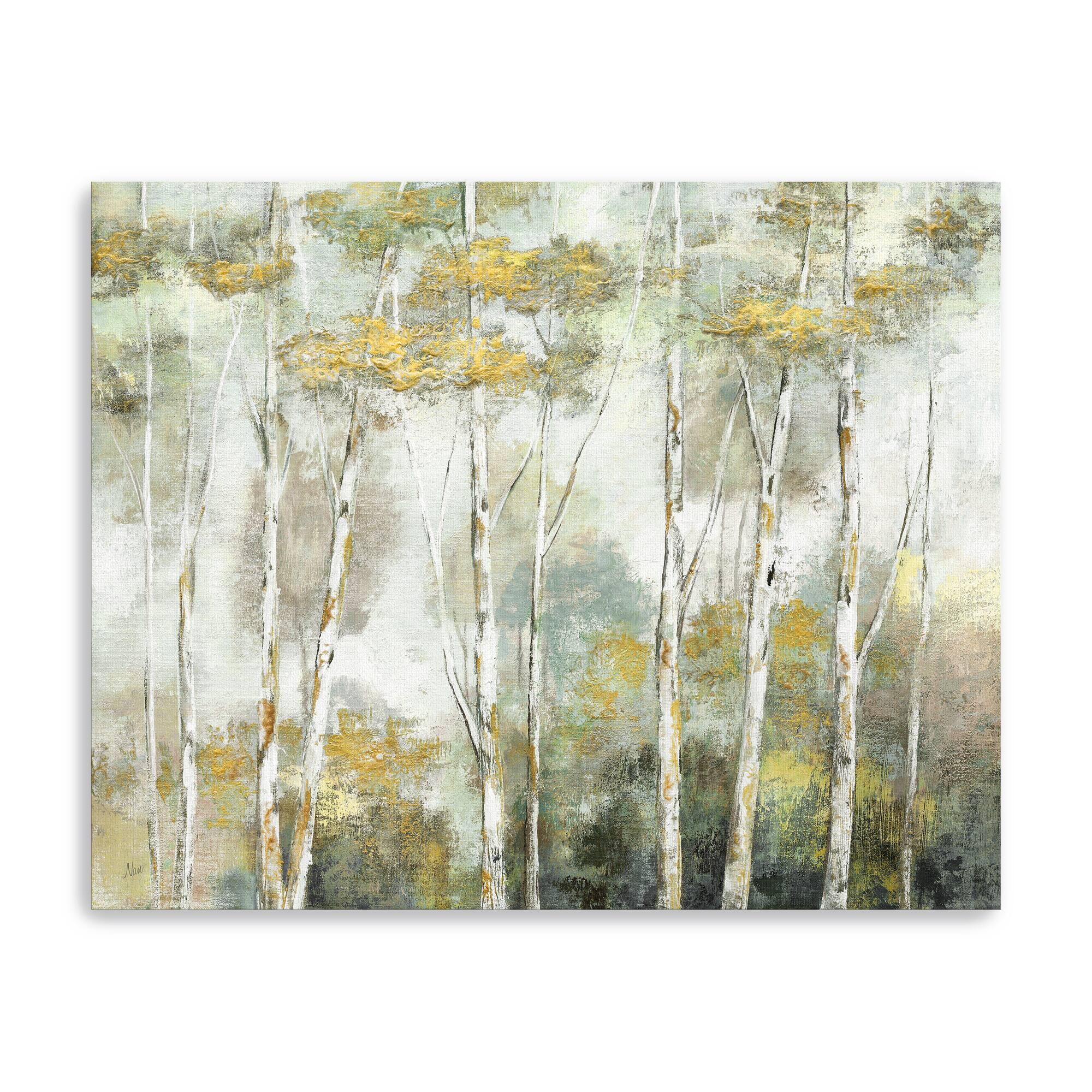 Twinkling Trees Canvas Giclee